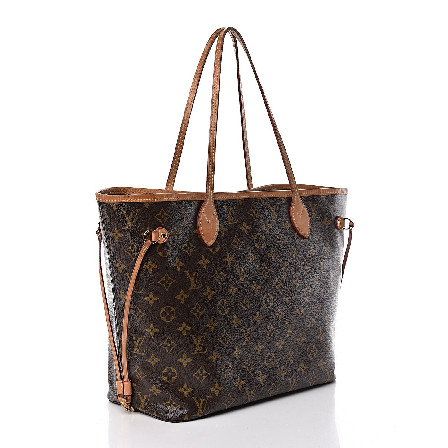 Monogram V Neverfull MM Turquoise