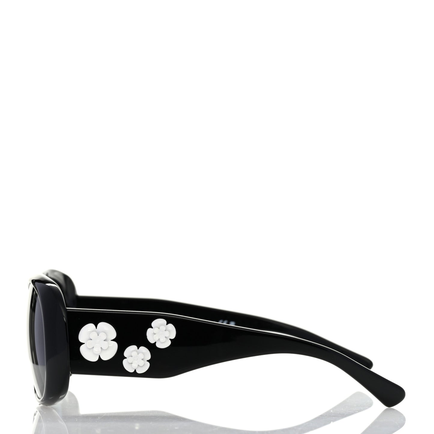 Acetate Camellia CC Sunglasses 5113 Black