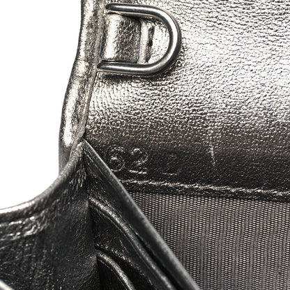 Prada Metallic Nappa Mini Impunture Diagramme Mini Crossbody Bag Cromo 7 of 12