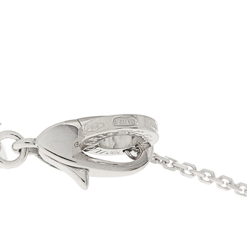 Bulgari 18K White Gold Diamond Divas' Dream Pave Necklace 5 of 7