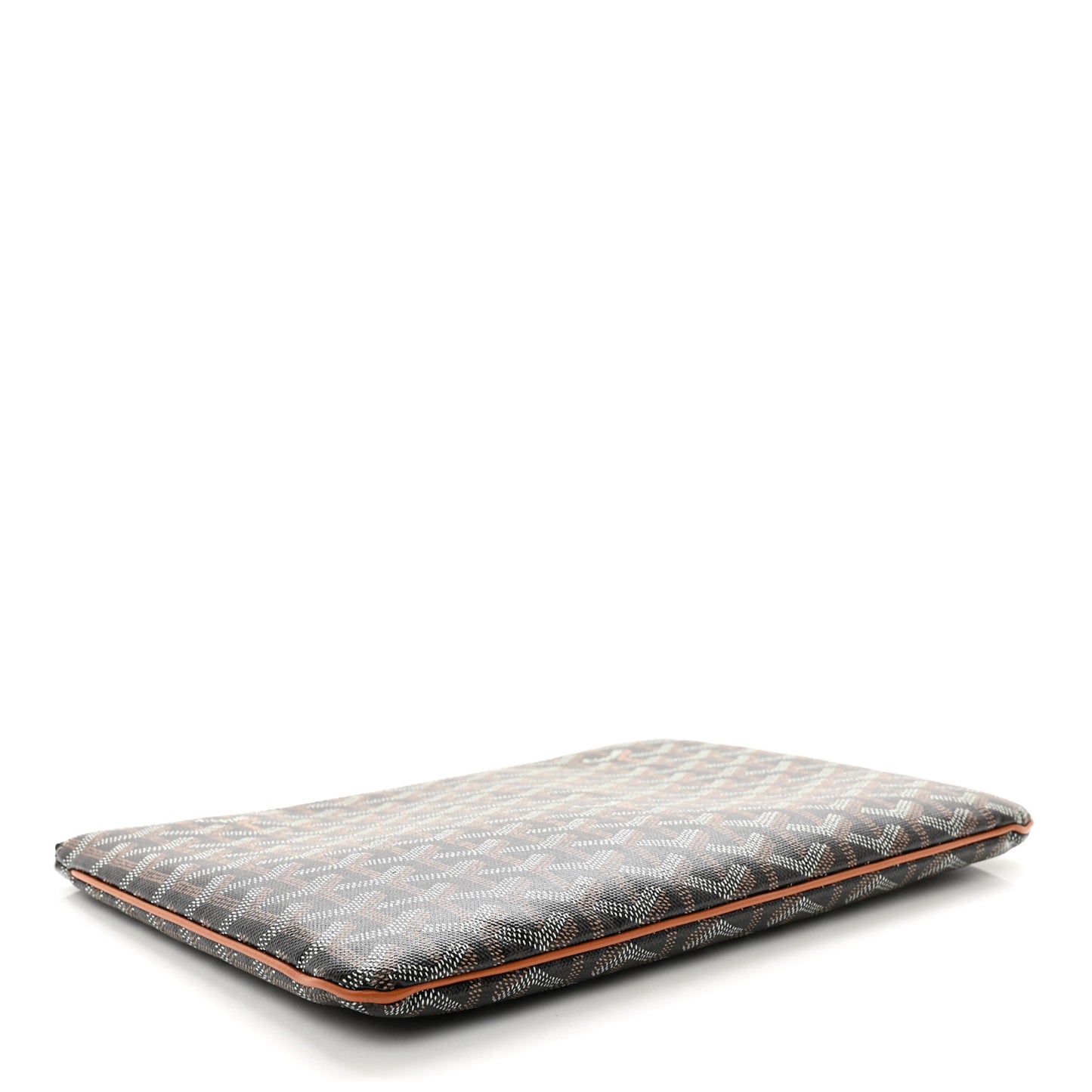 Goyardine Senat MM Pocket Black Tan