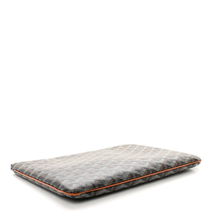 Goyard Goyardine Senat MM Pocket Black Tan 4 of 7