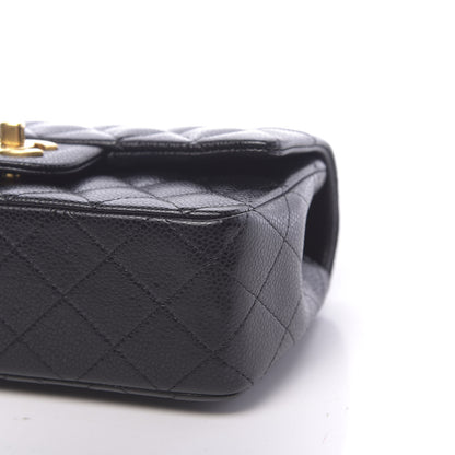 Chanel Caviar Quilted Mini Rectangular Flap Black 10 of 11