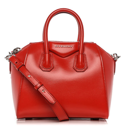 Givenchy Shiny Lord Calfskin Mini Antigona Red 1 of 6