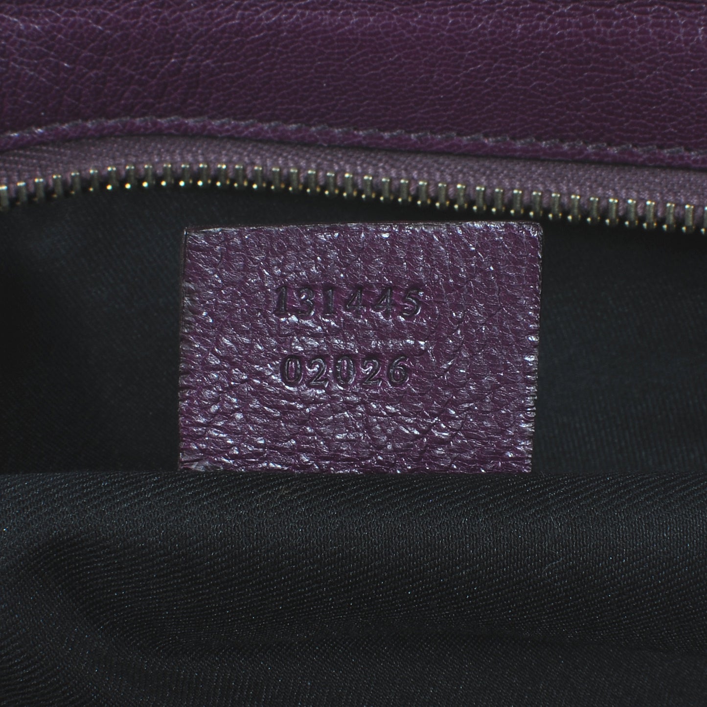 Leather Blondie Satchel Purple
