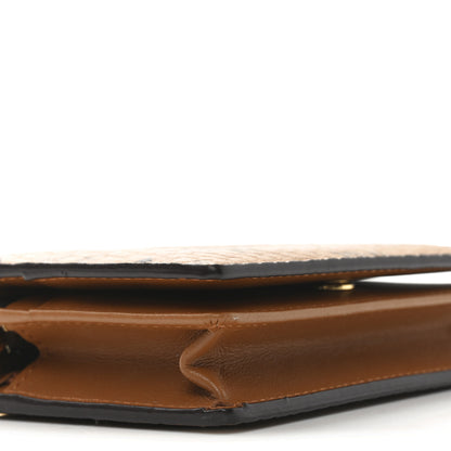 MCM Visetos Original Mini Chain Wallet Cognac 7 of 9