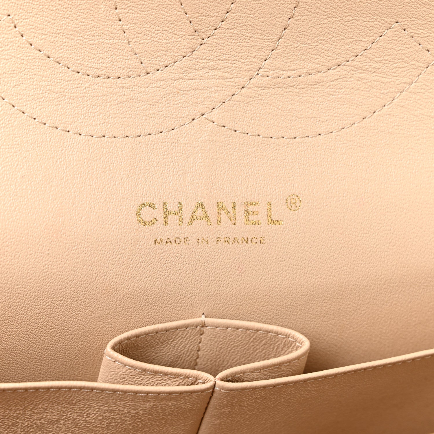 Chanel Caviar Quilted Jumbo Double Flap Beige Clair 6 of 16