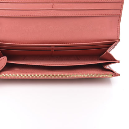 Burberry Calfskin Horseferry Check Porter Continental Wallet Coral Pink 5 of 14