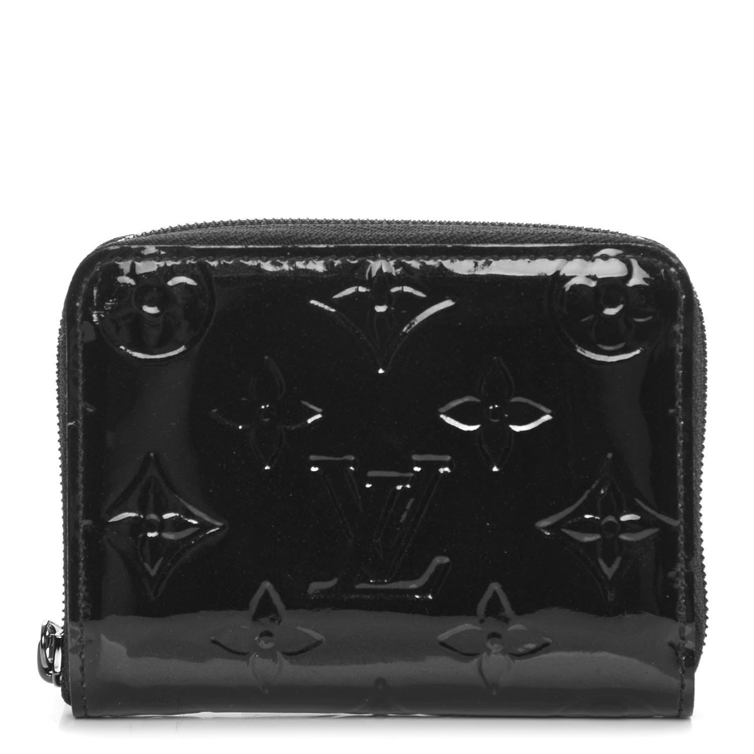 Louis Vuitton Vernis Zippy Coin Purse Wallet Noir Magnetique 1 of 8