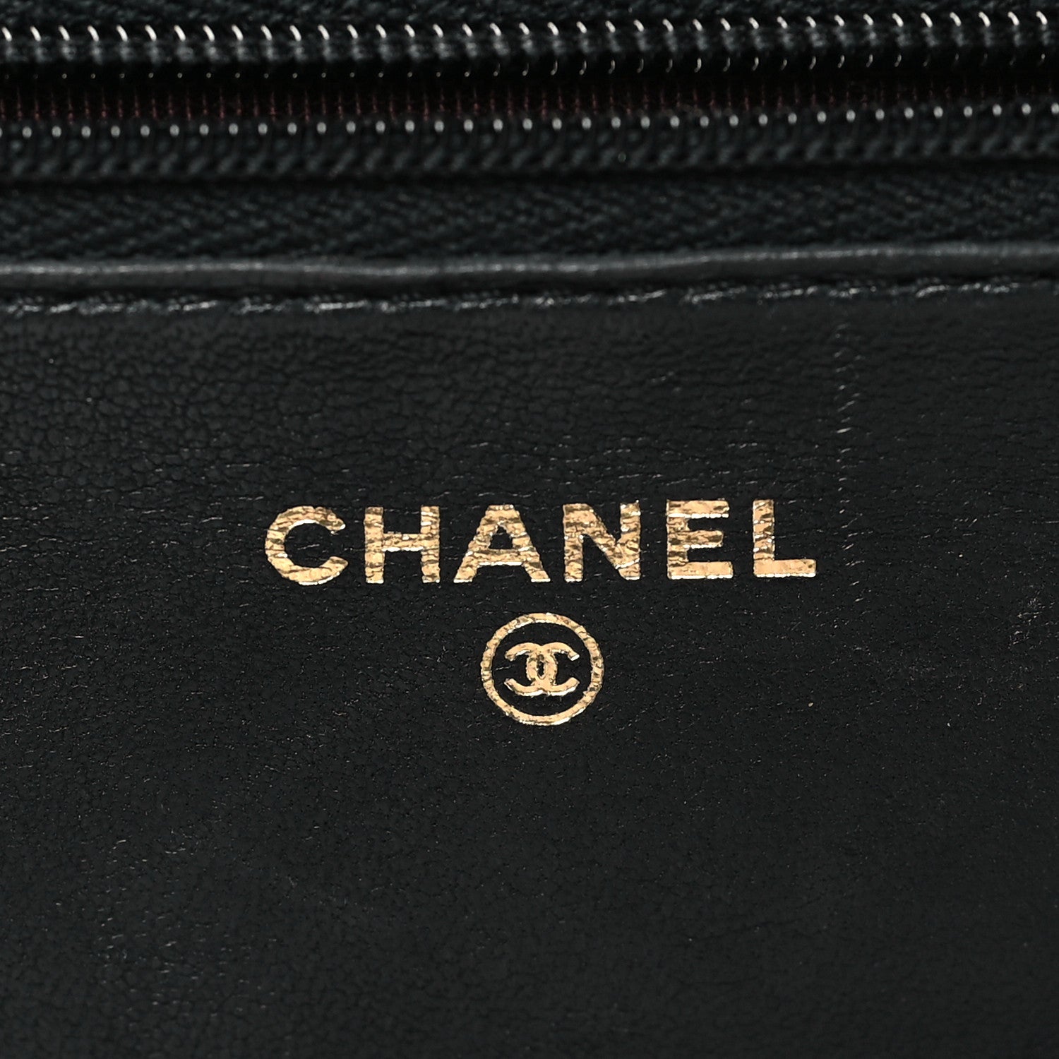 Chanel Lambskin Quilted Wallet On Chain WOC Black 6 of 11