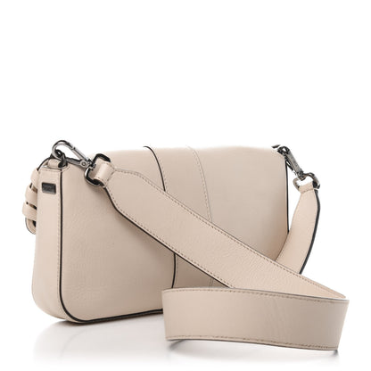 Fendi Vitello Dolce Lace Up Baguette Camelia 3 of 10