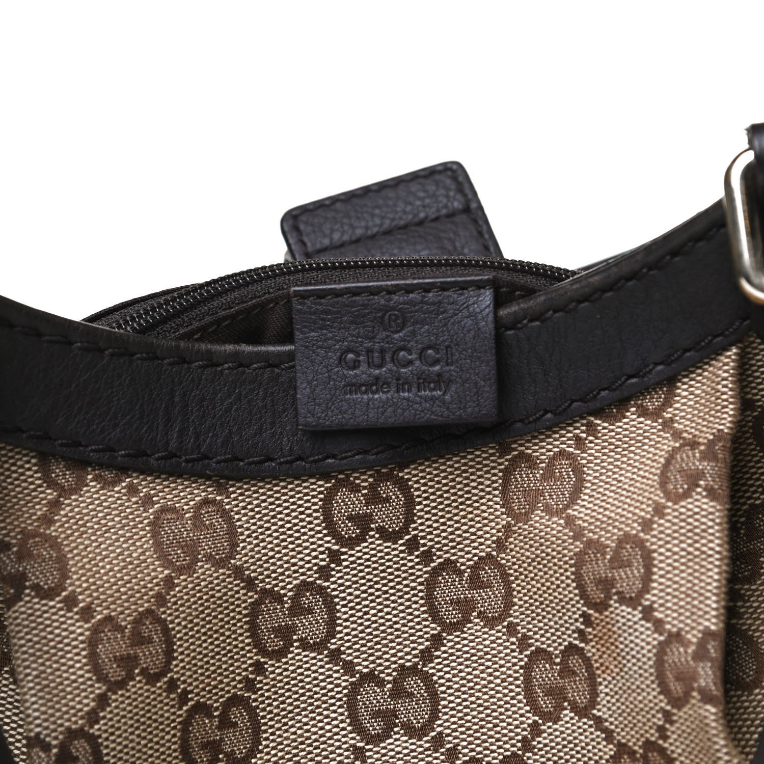 Gucci Monogram Medium Sukey Tote Dark Brown 11 of 17