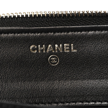 Chanel Caviar Quilted Small Zipped Boy Pouch Black 8 of 11