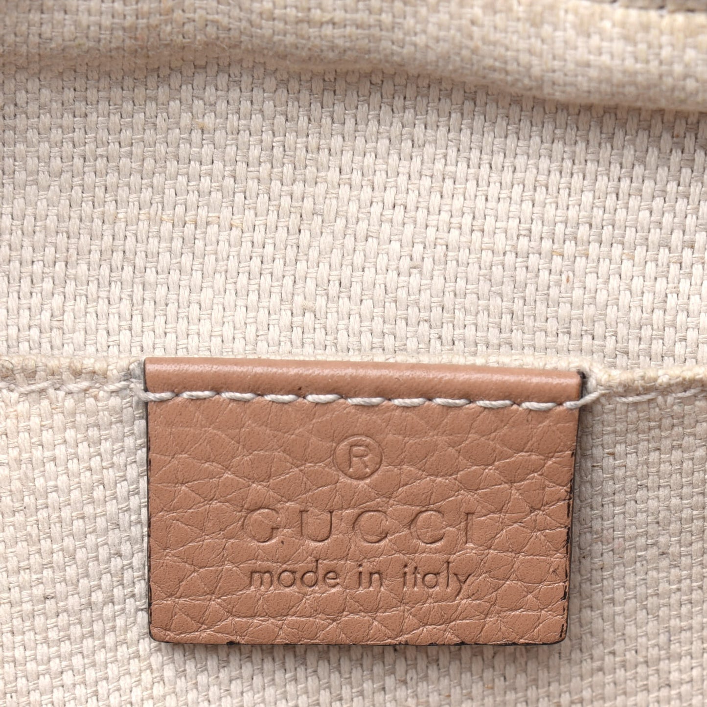 Pebbled Calfskin Small Soho Disco Bag Camelia