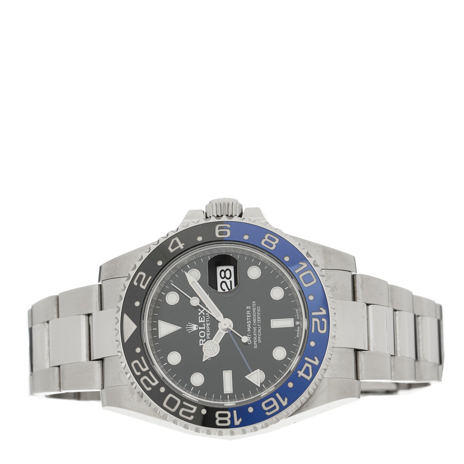 Rolex Stainless Steel 40mm Oyster Perpetual Date GMT Master Ⅱ Batman Watch 126710BLNR 2 of 5