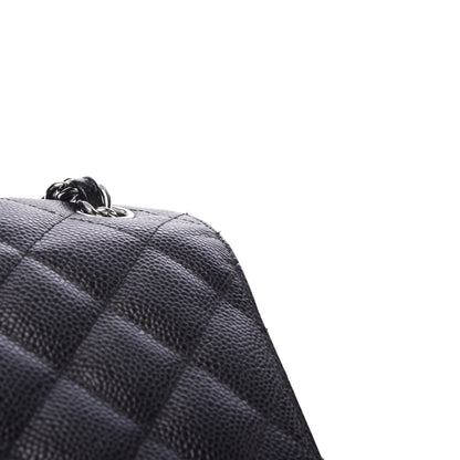 Chanel Caviar Quilted Jumbo Double Flap Black 11 of 11