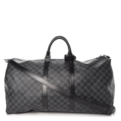 Louis Vuitton Damier Graphite Keepall Bandouliere 55 1 of 12
