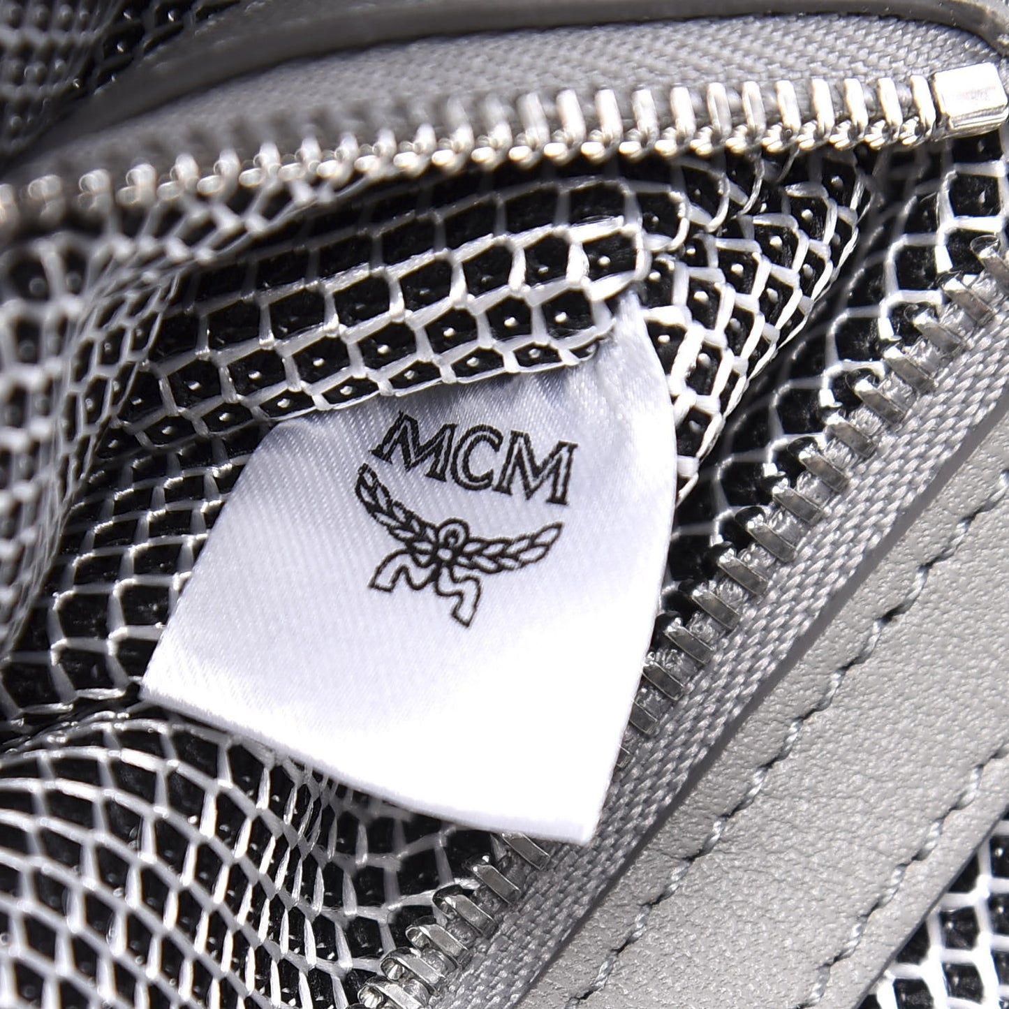 Metallic Nylon Jemison Crossbody Silver