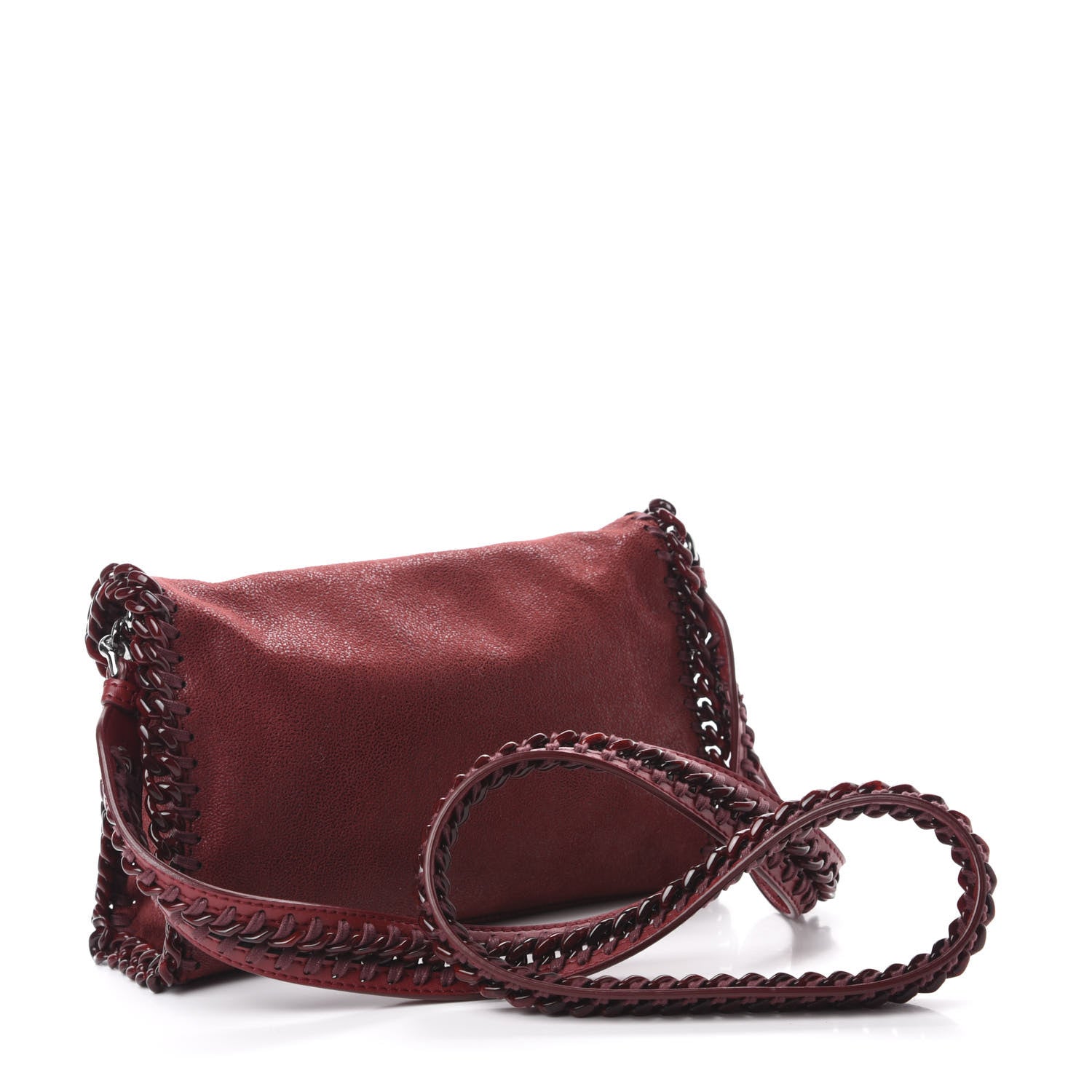 Stella McCartney Shaggy Deer Mini Candy Falabella Ruby 3 of 10