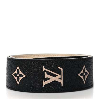 Louis Vuitton Empreinte Monogram Bandouliere Shoulder Strap Black Beige 2 of 5