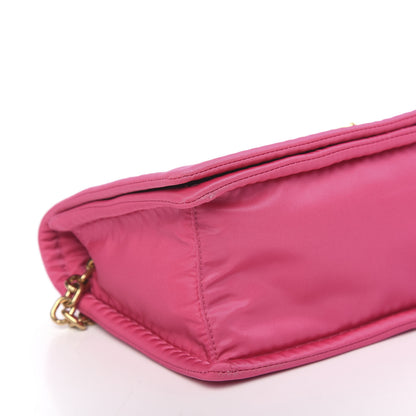 Prada Nylon Tessuto Chain Shoulder Bag Fuxia 7 of 9