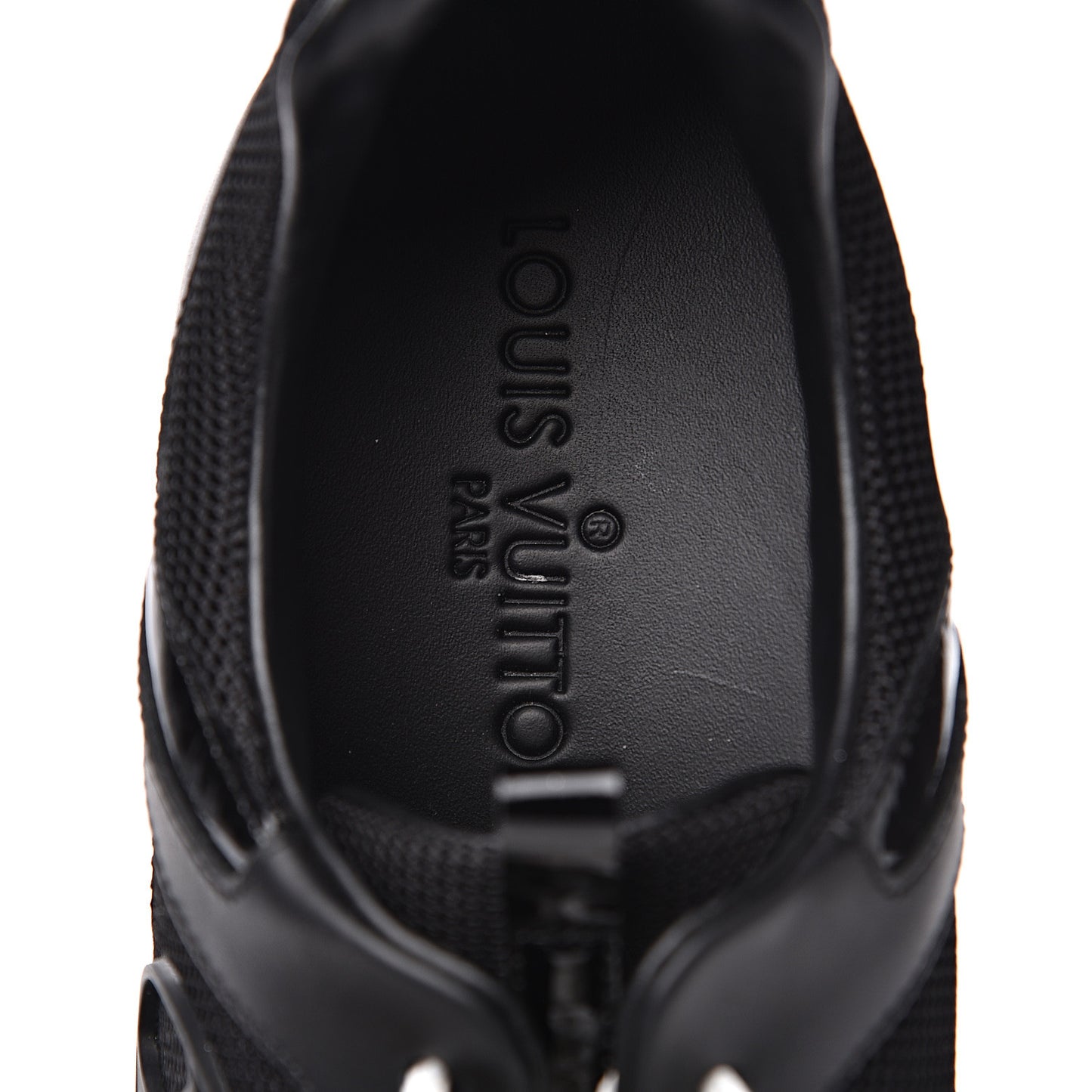 Calfskin Run Away Sneakers 39 Black
