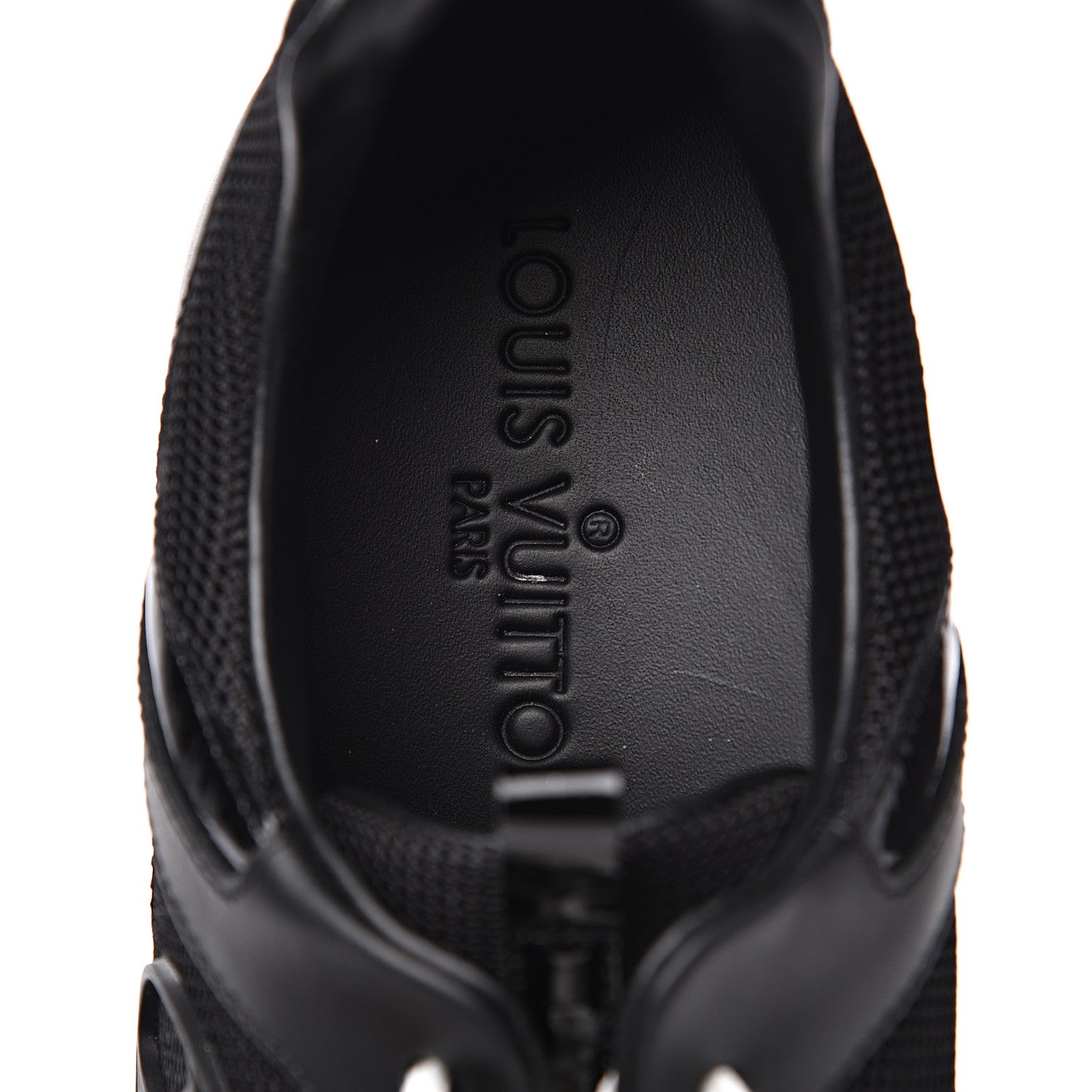 Louis Vuitton Calfskin Run Away Sneakers 39 Black 7 of 8