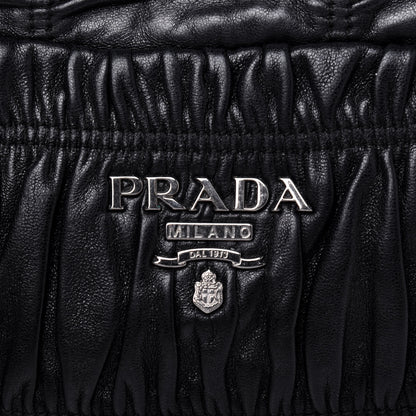 Prada Nappa Gaufre Satchel Black 21 of 23