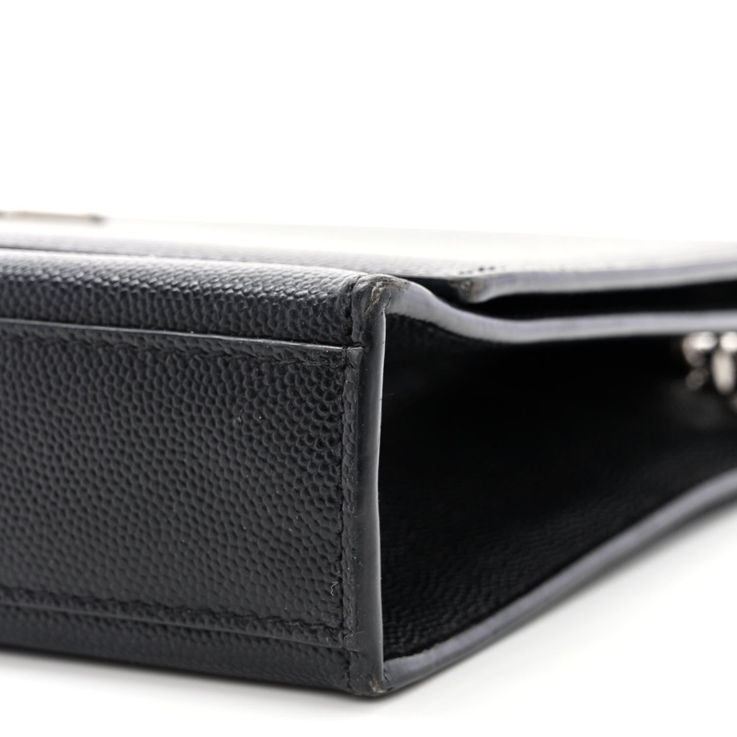 Saint Laurent Grain De Poudre Medium Classic Monogram Kate Satchel Black 11 of 15