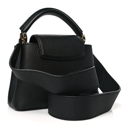 Louis Vuitton Taurillon Mini Capucines Black 3 of 9