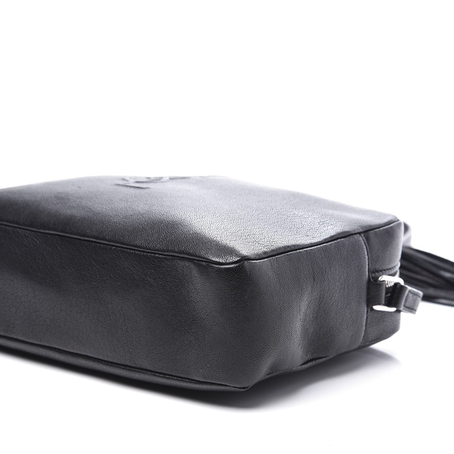 Lambskin Monogram Small Lou Camera Bag Black