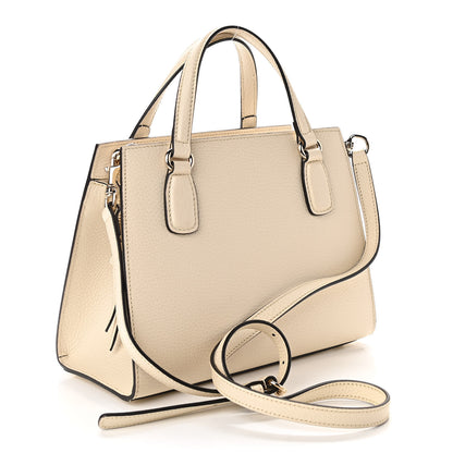 Gucci Dollar Calfskin Medium Soho Top Handle Satchel Ivoire 3 of 10