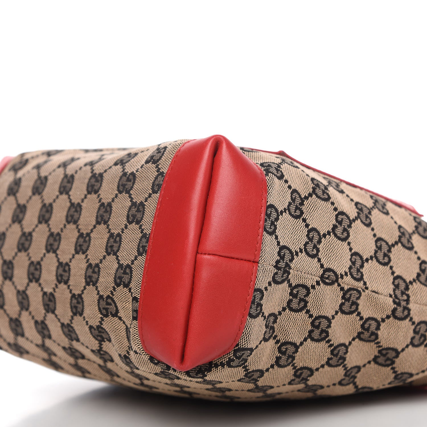 Gucci Monogram Large Tote Navy Red 7 of 10