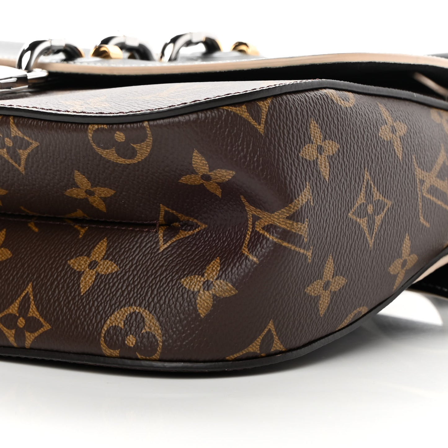 Calfskin Monogram Chain It Bag PM Black