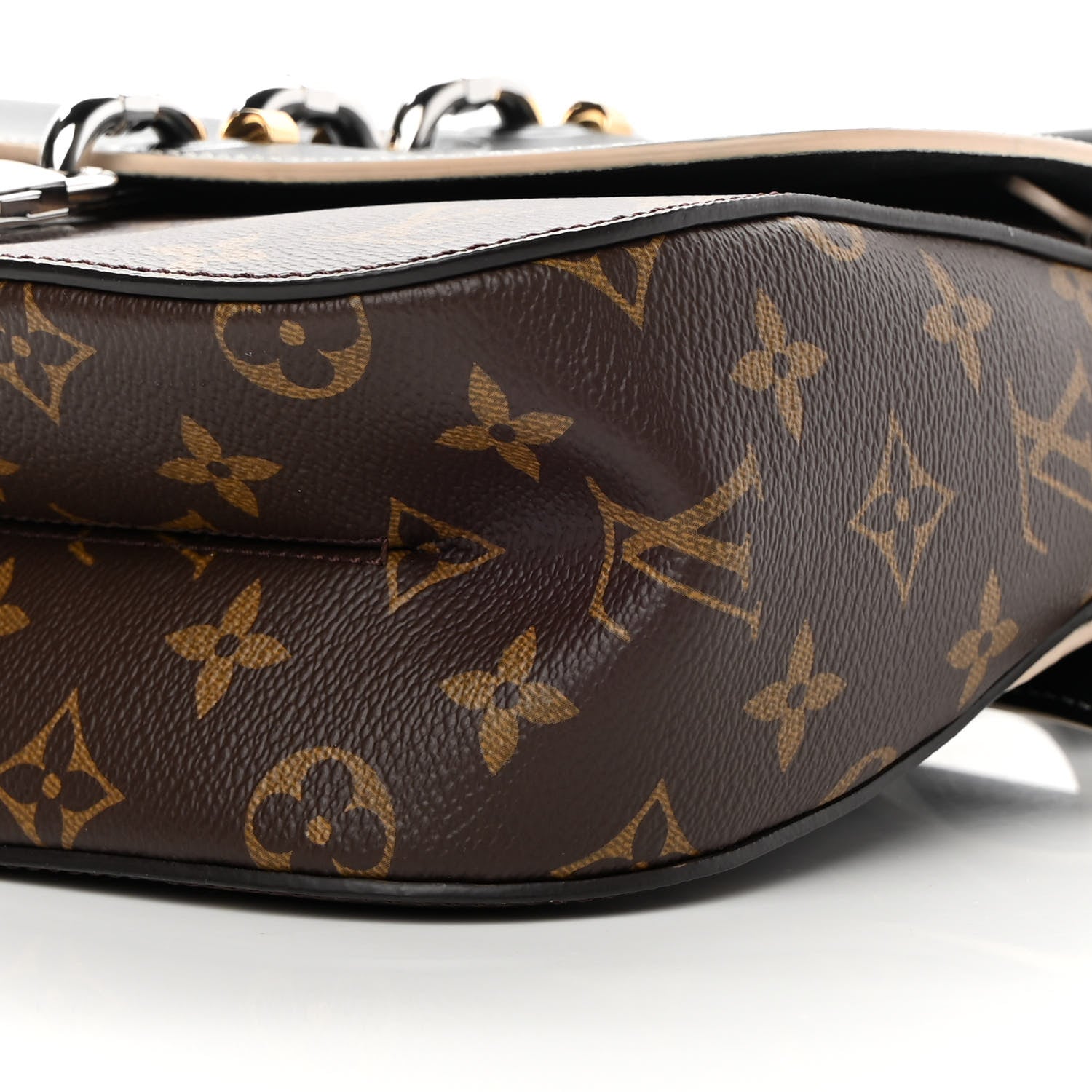 Louis Vuitton Calfskin Monogram Chain It Bag PM Black 10 of 14