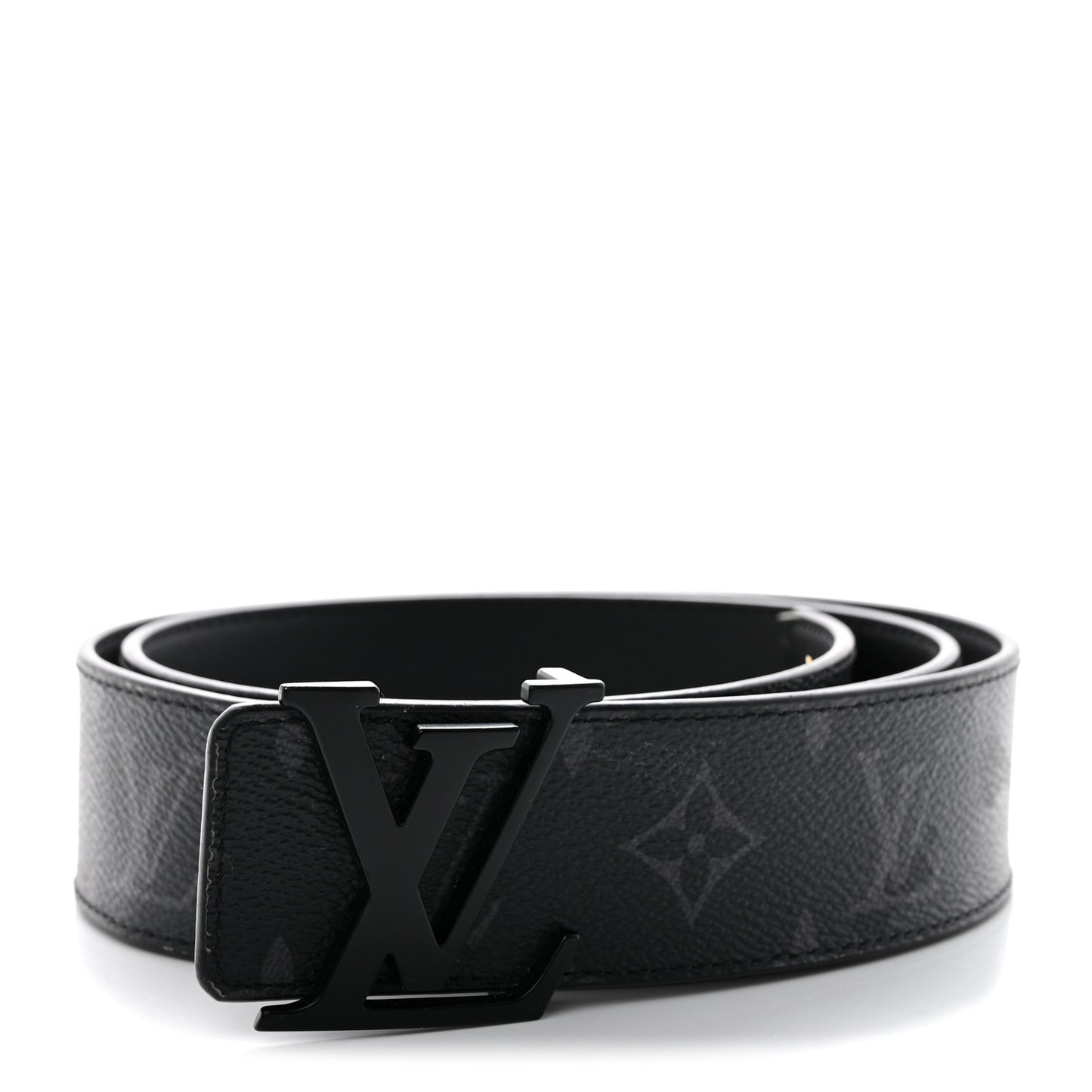 Monogram Eclipse Taigarama 40mm LV Initiales Reversible Belt 90 36 Black