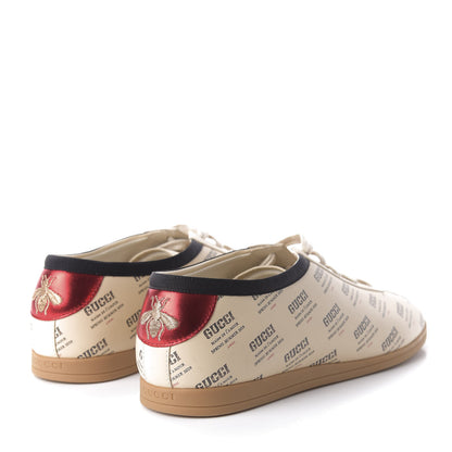 Gucci Calfskin Stamp Print Mens Falacer Sneakers 7 Soy 7 of 11