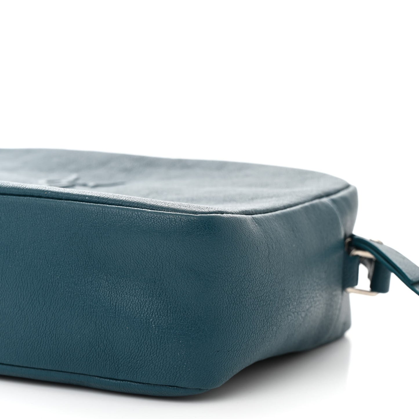 Lambskin Monogram Small Lou Camera Bag Peacock