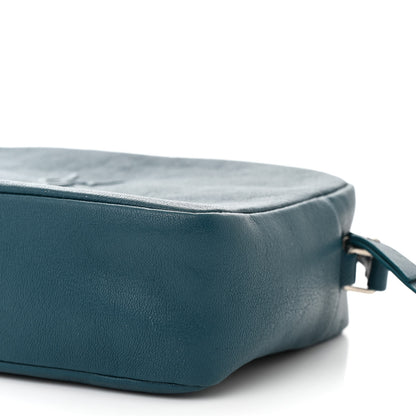 Saint Laurent Lambskin Monogram Small Lou Camera Bag Peacock 10 of 10
