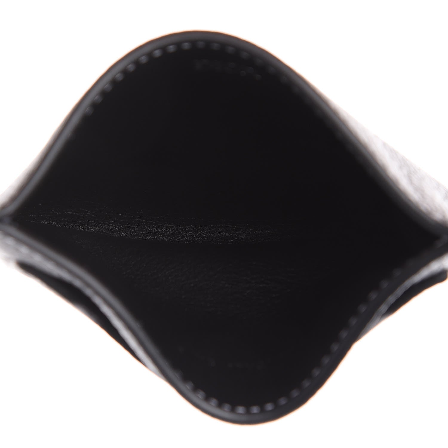 Christian Dior Calfskin Signature Card Holder Black 5 of 8