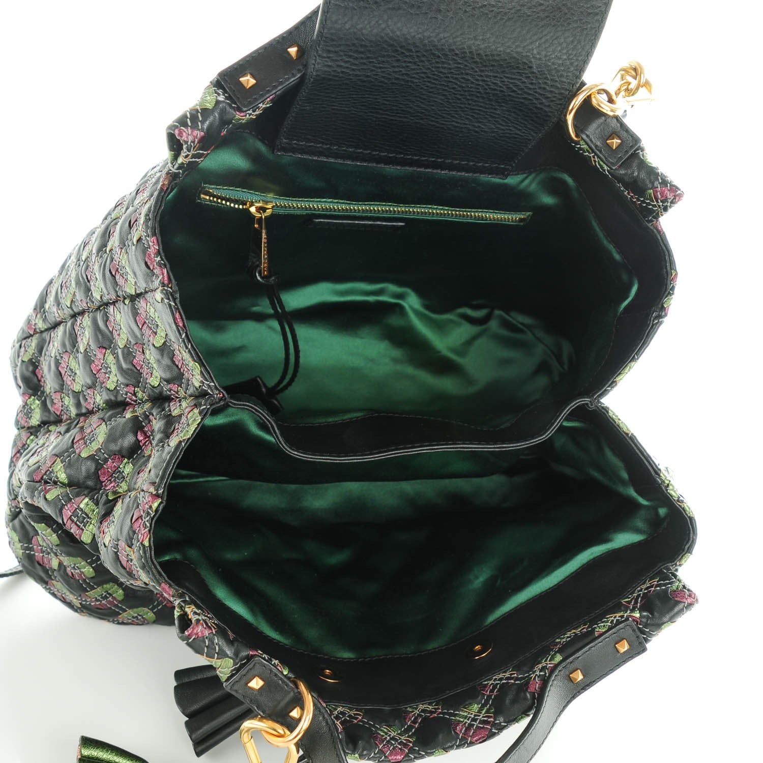 Marc Jacobs Calfskin Quilted Robert Leslie Bag Black 5 of 7