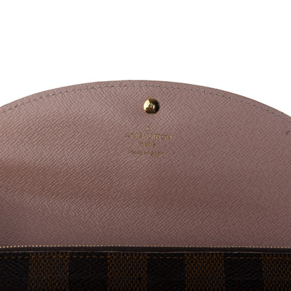 Louis Vuitton Damier Ebene Caissa Wallet Rose Ballerine 6 of 8