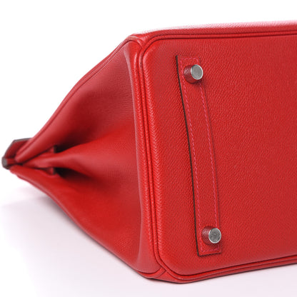 Hermes Epsom Birkin 30 Rouge Casaque 29 of 37