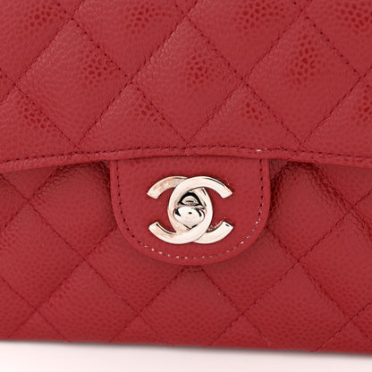 Chanel Caviar Quilted Mini Square Flap Red 12 of 12