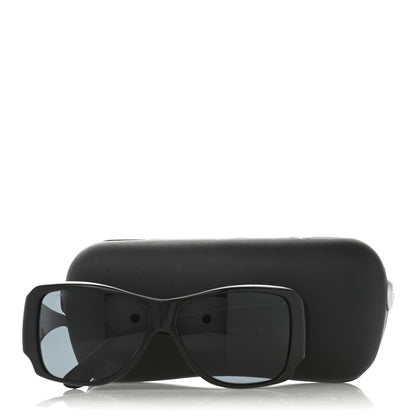 Chanel Black Crystal CC Logo Sunglasses 5096-B Black 8 of 8