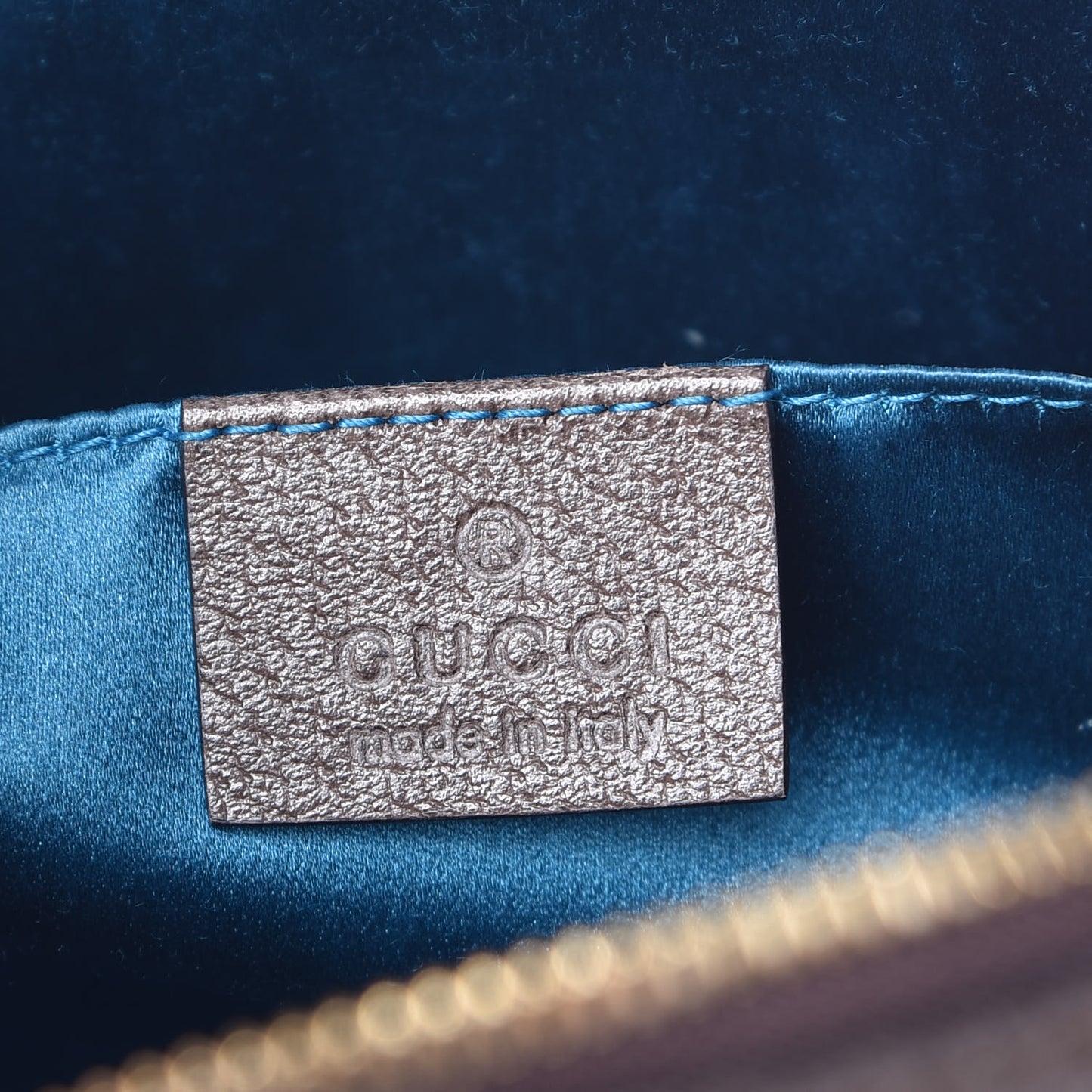 GG Supreme Monogram Textured Dollar Calfskin Web Small Ophidia Dome Shoulder Bag Beige Ebony New Acero