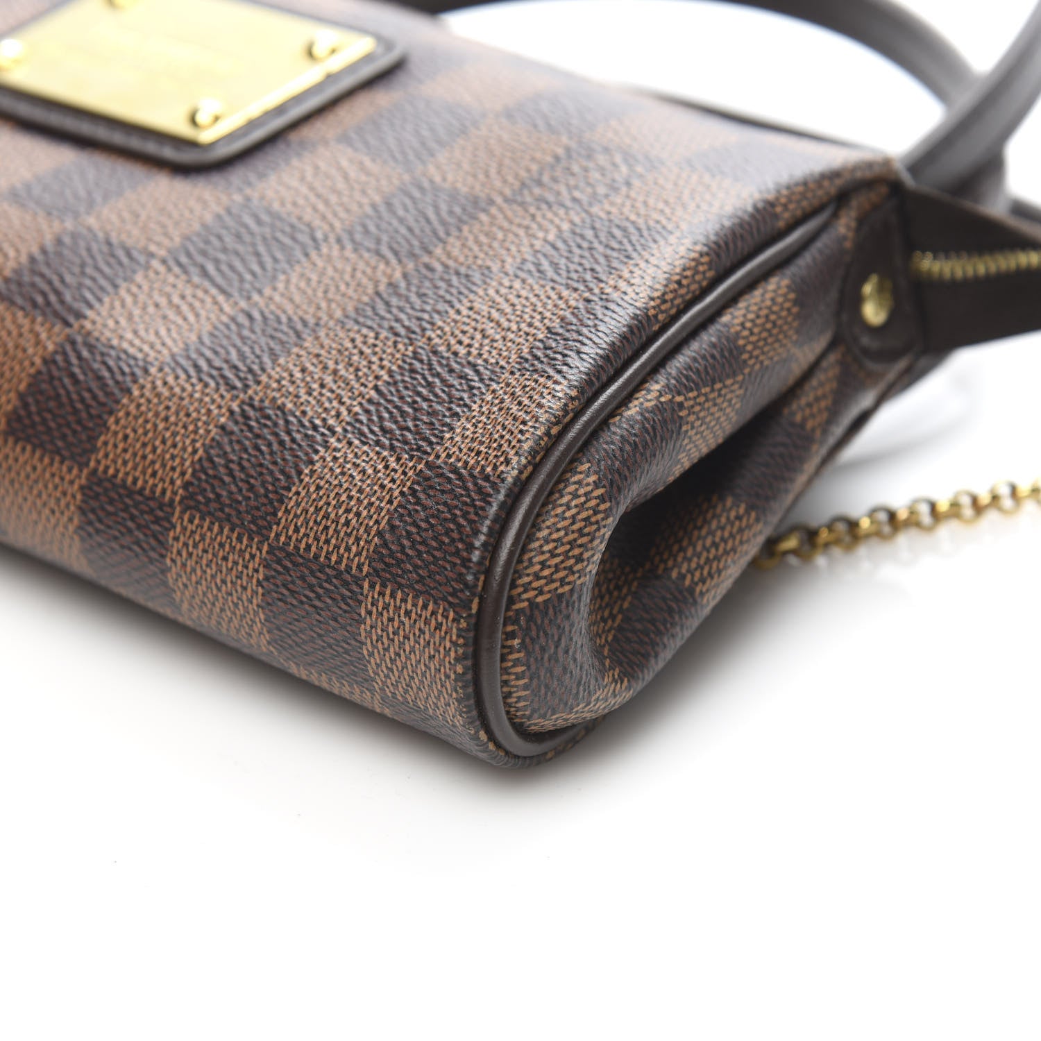 Louis Vuitton Damier Ebene Eva Clutch 8 of 9