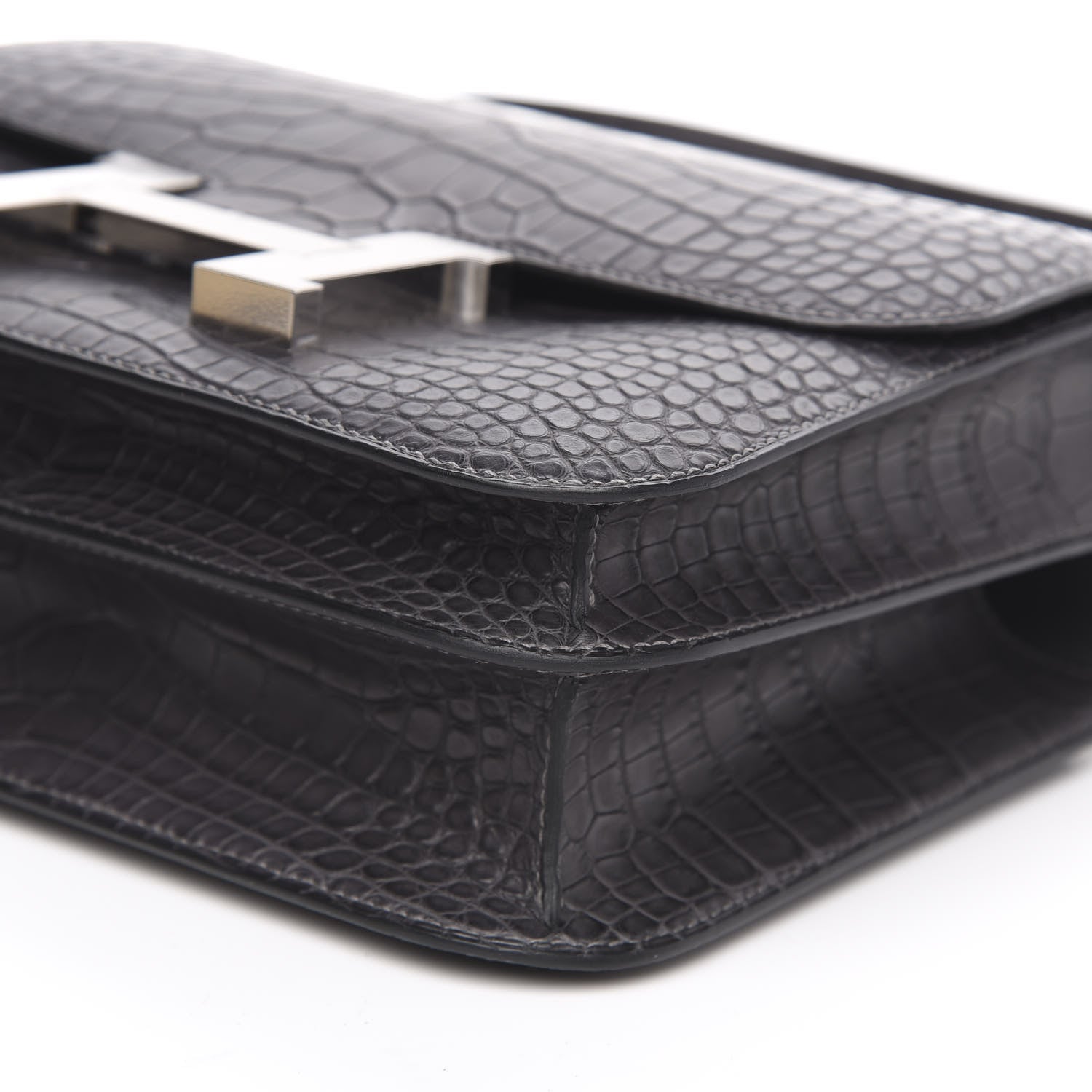 Hermes Matte Alligator Constance 24 Graphite 9 of 18