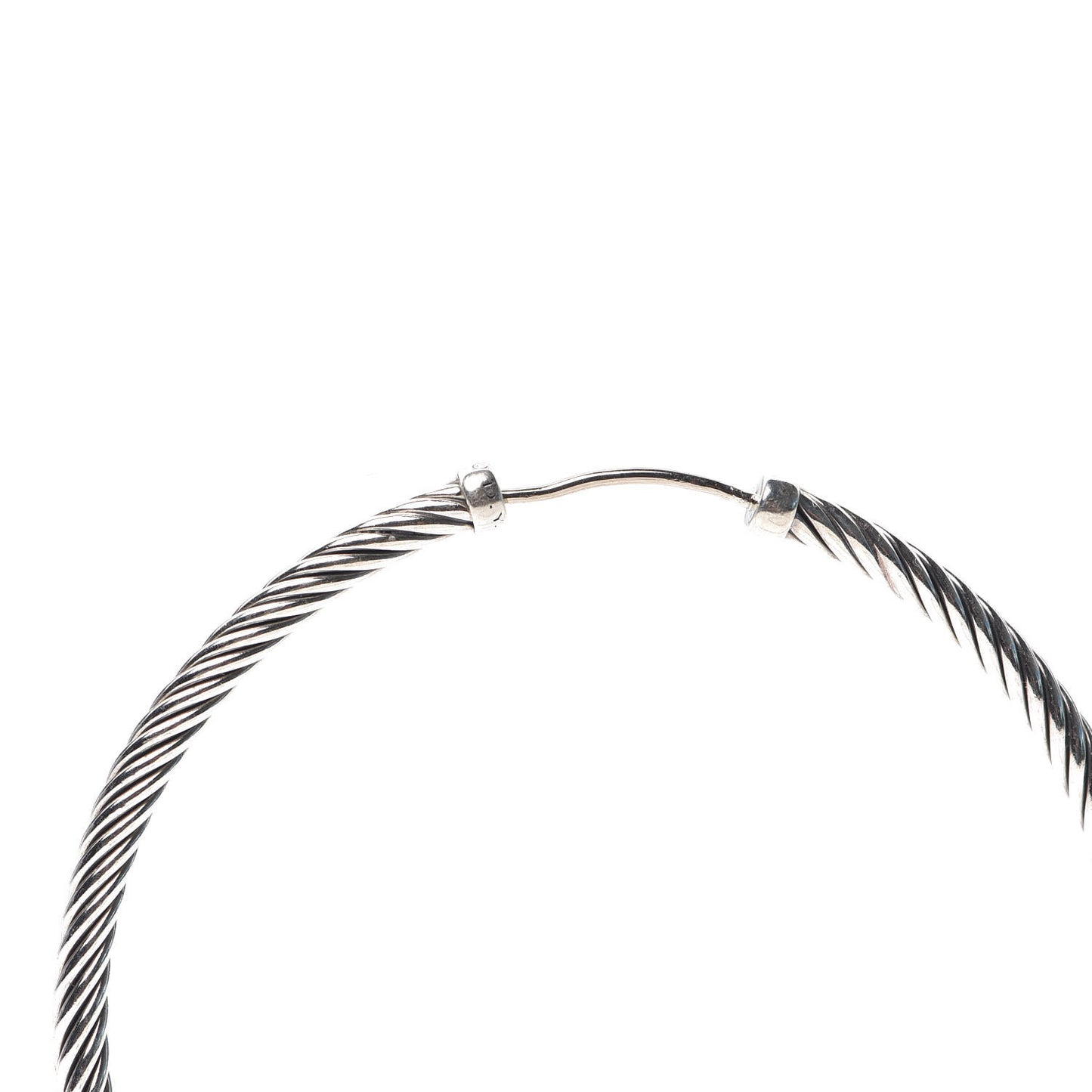 Sterling Silver Extra Large Cable Classics Hoop Earrings