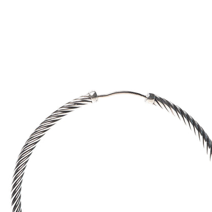David Yurman Sterling Silver Extra Large Cable Classics Hoop Earrings 4 of 4